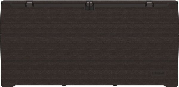 Durabox Plastikowy ogrodowy pojemnik do przechowywania 270 l, 117 x 45 x 56 cm, brązowy DURAMAX 8660
