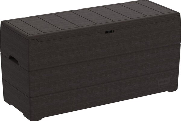Durabox Plastikowy ogrodowy pojemnik do przechowywania 270 l, 117 x 45 x 56 cm, brązowy DURAMAX 8660