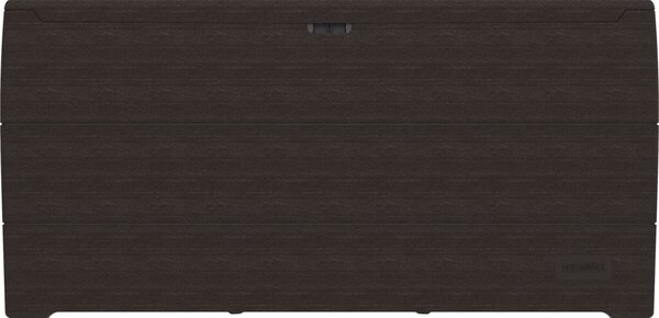 Durabox Plastikowy ogrodowy pojemnik do przechowywania 270 l, 117 x 45 x 56 cm, brązowy DURAMAX 8660