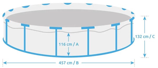 Florida Basen 4,57 x 1,32 m bez filtra, motyw ratan MARIMEX 10340238