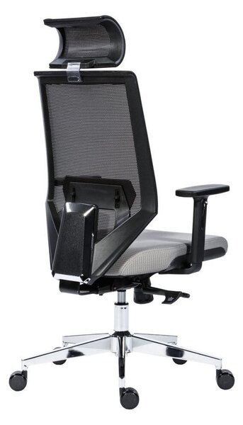 Krzesło obrotowe EDGE szare ANTARES 90209010 - 2 sztuki