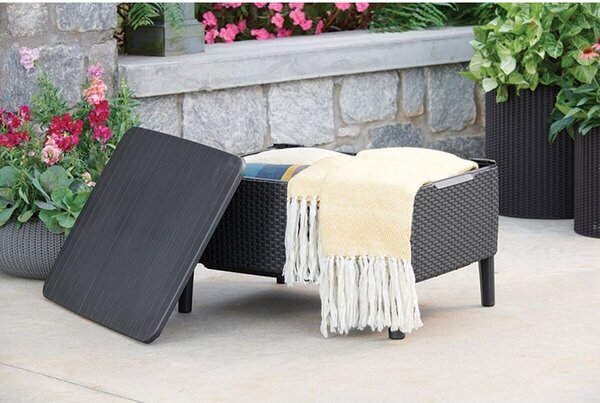 Salemo 3 seater Zestaw mebli ogrodowych, grafit KETER 236634