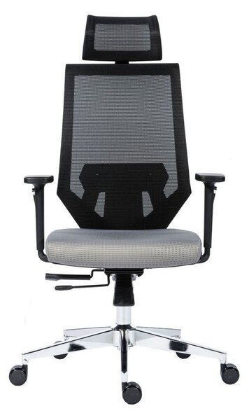 Krzesło obrotowe EDGE szare ANTARES 90209010 - 2 sztuki