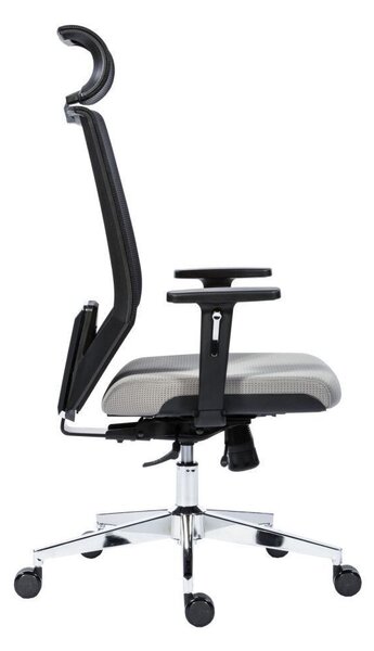 Krzesło obrotowe EDGE szare ANTARES 90209010 - 2 sztuki