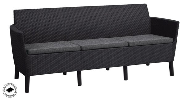 Salemo 3 seater Zestaw mebli ogrodowych, grafit KETER 236634