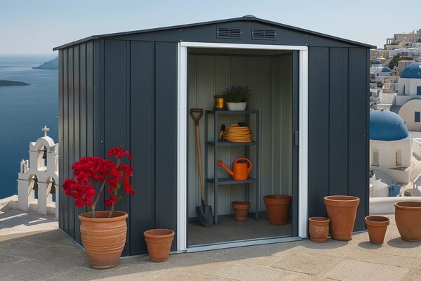 Titan Eco Domek ogrodowy 4,7 m², antracyt DURAMAX 61151