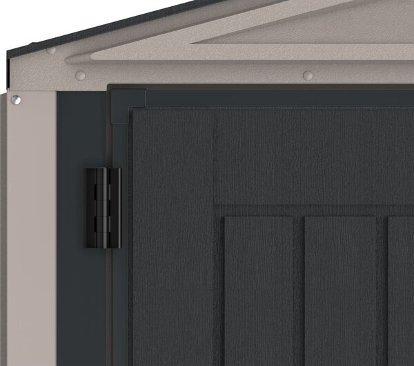 Apex Pro Domek ogrodowy 7,6 m² + konstrukcja podłogowa, winylowy, szary/antracyt DURAMAX 40116