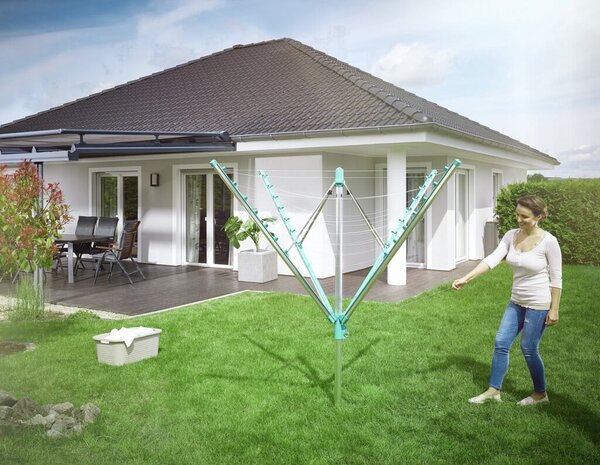 Ogrodowa rotacyjna suszarka na pranie LINOMATIC Easy 400 LEIFHEIT 85285