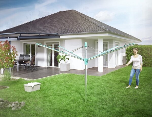 Ogrodowa rotacyjna suszarka na pranie LINOMATIC Easy 400 LEIFHEIT 85285