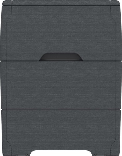 Durabox Plastikowy ogrodowy pojemnik do przechowywania 270 l, 117 x 45 x 56 cm, antracyt DURAMAX 866