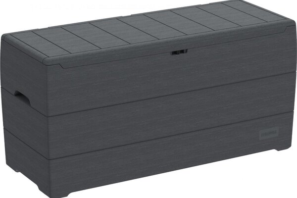 Durabox Plastikowy ogrodowy pojemnik do przechowywania 270 l, 117 x 45 x 56 cm, antracyt DURAMAX 866