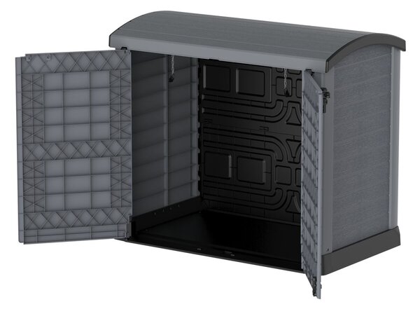 Plastikowa skrzynia ogrodowa StoreAway ARC145 x 125 x 82,5 cm, 1200 l - szara DURAMAX 86633