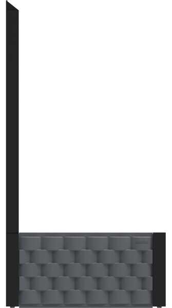 Kwietnik nadziemny 55 x 55 cm z trelażem, antracyt Duramax IDMFPGB006CG