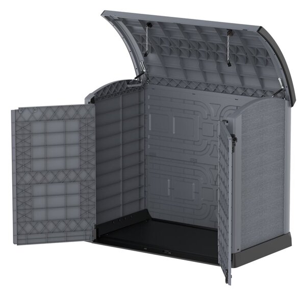 Plastikowa skrzynia ogrodowa StoreAway ARC145 x 125 x 82,5 cm, 1200 l - szara DURAMAX 86633