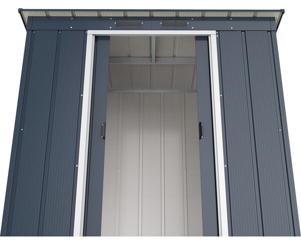 Pent Roof Eco Domek ogrodowy 2,5 m² + profile podłogowe, antracyt DURAMAX 50023