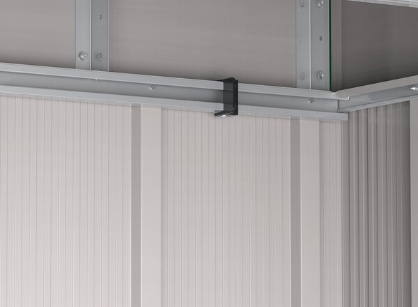 Pent Roof Eco Domek ogrodowy 2,5 m² + profile podłogowe, antracyt DURAMAX 50023