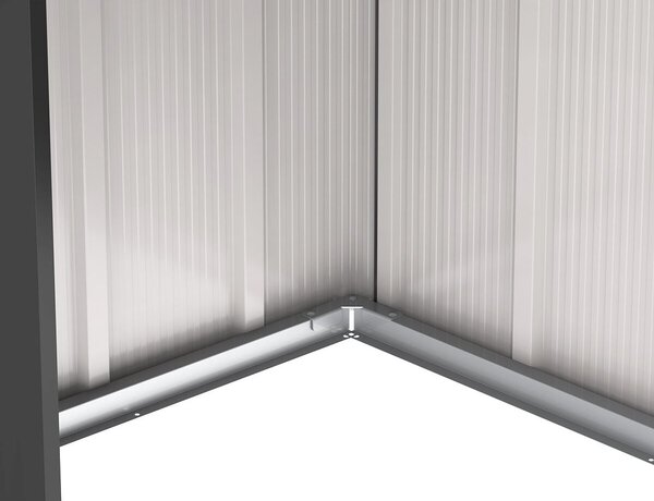 Pent Roof Eco Domek ogrodowy 2,5 m² + profile podłogowe, antracyt DURAMAX 50023