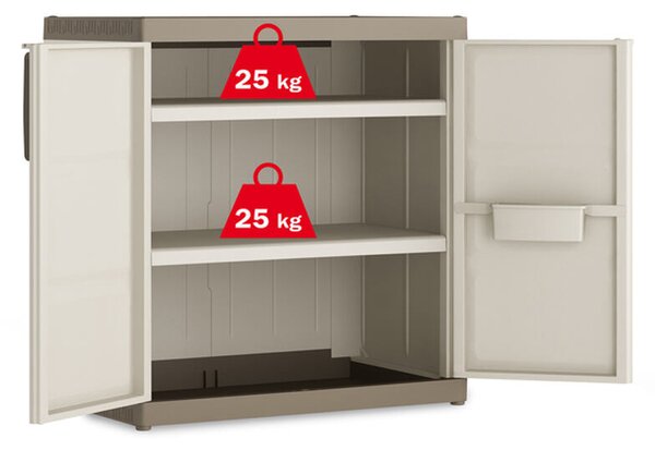 Excellence Low XL Szafka do przechowywania, beżowa KETER 9681