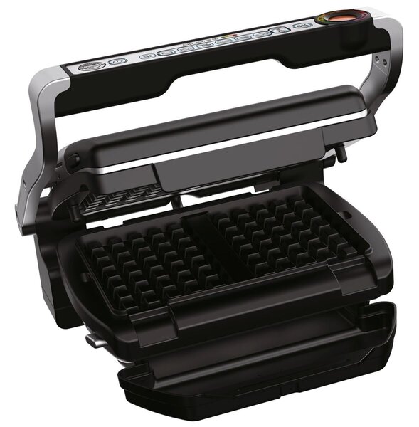 OptiGrill+ INOX WAFFLES Wielofunkcyjny grill elektryczny TEFAL GC716D12