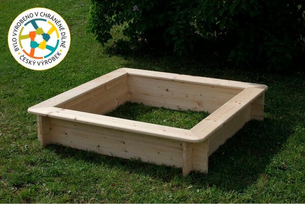 T-wood Piaskownica drewniana 120 x 120 cm MARIMEX 11640247
