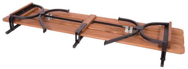 ROJAPLAST Zestaw mebli ogrodowych Bravo 160 cm, brązowy | 245