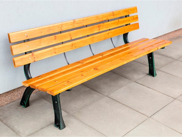 Gallen Ławka ogrodowa 180 cm, naturalna HAPPY GREEN 50340051