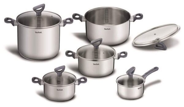 Daily Cook Zestaw naczyń 10 szt. TEFAL G712SA55