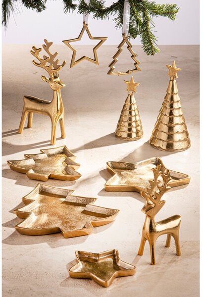 Metalowa taca dekoracyjna 24x23 cm Noelle Christmas Tree – Ladelle