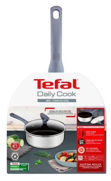 Daily Cook Głęboka patelnia z pokrywą Ø 24 cm TEFAL G7303255
