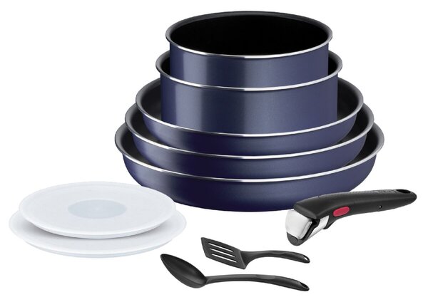 Ingenio Easy Cook & Clean Zestaw garnków i patelni, 10 szt., niebieski TEFAL L1579102