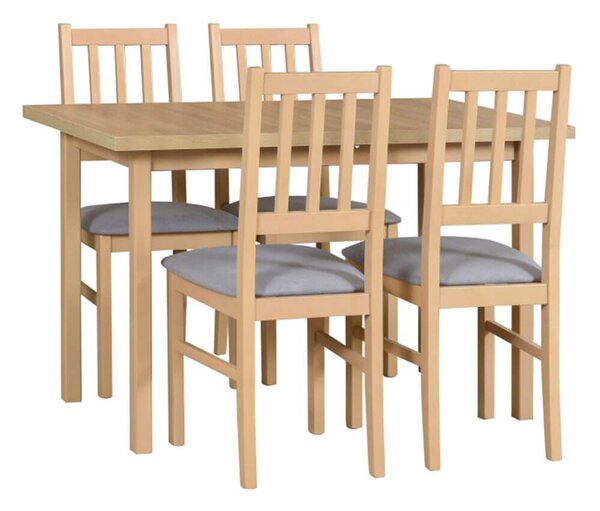 MebleMWM Zestaw stół MAX 10 + 4 krzesła drewniane BOS 4 | SZYBKA WYSYŁKA