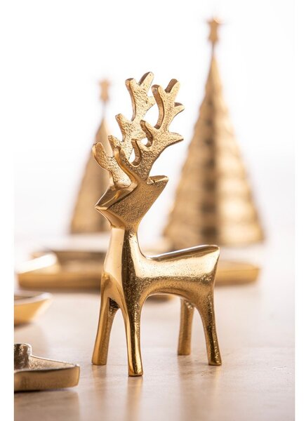 Metalowa figurka świąteczna (wysokość 9 cm) Noelle Reindeer – Ladelle