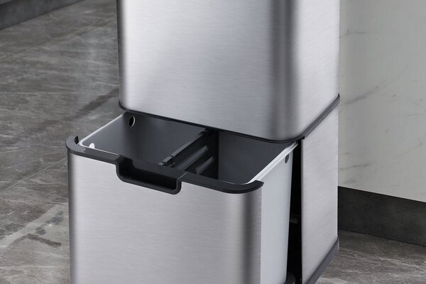 Elegant Bezkontaktowy pojemnik na odpady posortowane 60 l HELPMATION AK8892
