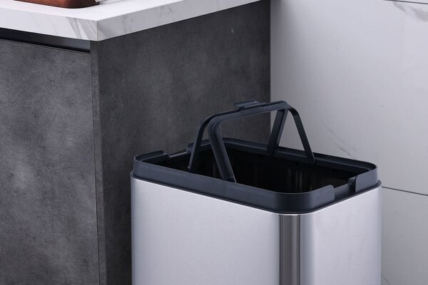 Elegant Bezkontaktowy pojemnik na odpady posortowane 60 l HELPMATION AK8892