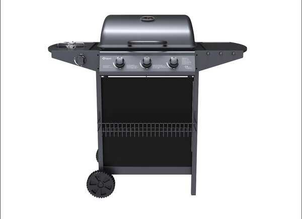 Grill gazowy Hampton 3 z trzema palnikami, 11 kW, Tepro 3196