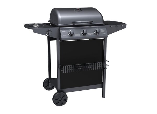 Grill gazowy Hampton 3 z trzema palnikami, 11 kW, Tepro 3196