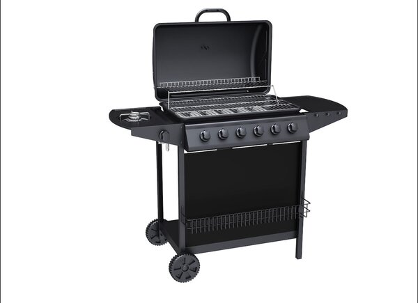 Grill gazowy Hampton 6 z sześcioma palnikami, 14,3 kW, Tepro 3309