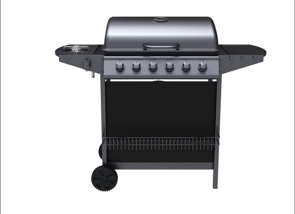 Grill gazowy Hampton 6 z sześcioma palnikami, 14,3 kW, Tepro 3309