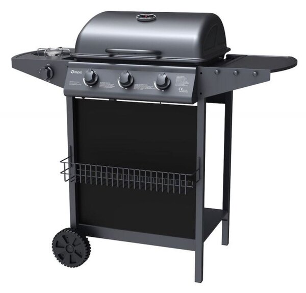 Grill gazowy Hampton 3 z trzema palnikami, 11 kW, Tepro 3196