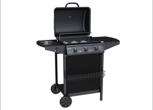 Grill gazowy Hampton 3 z trzema palnikami, 11 kW, Tepro 3196