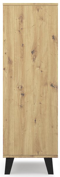 Komoda z 5 szufladami na nóżkach dąb artisan T0-E98