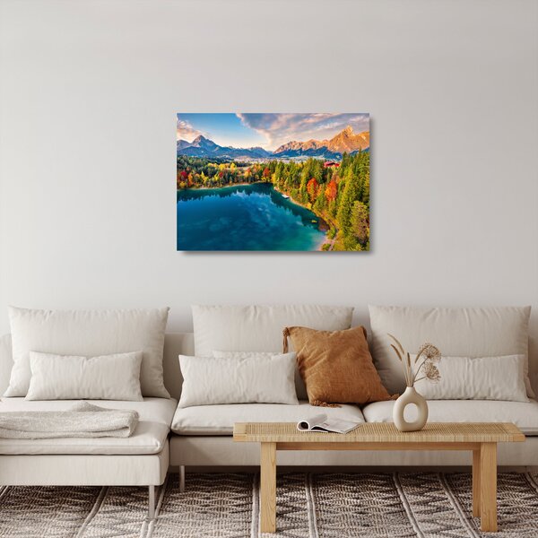 Obraz na szkle - Jezioro Urisee, Austria (70x50 cm)