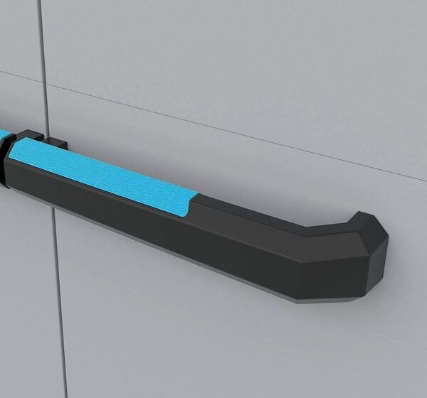 Linear Tall Szafka do przechowywania, czarna/jasnoszara KETER 9724