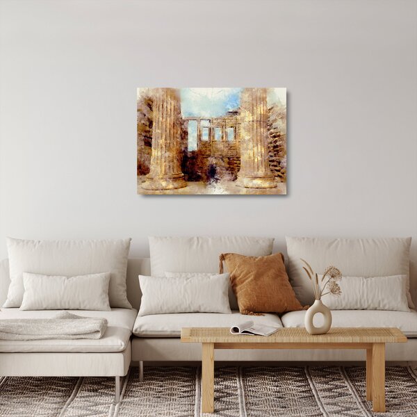 Obraz na szkle - Erechtejon, Ateny, Grecja (70x50 cm)