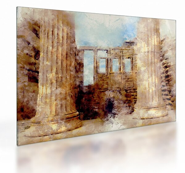Obraz na szkle - Erechtejon, Ateny, Grecja (70x50 cm)