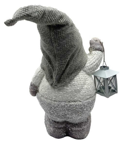 Leprechaun z latarnią szary 40 cm Prodex A00473_A
