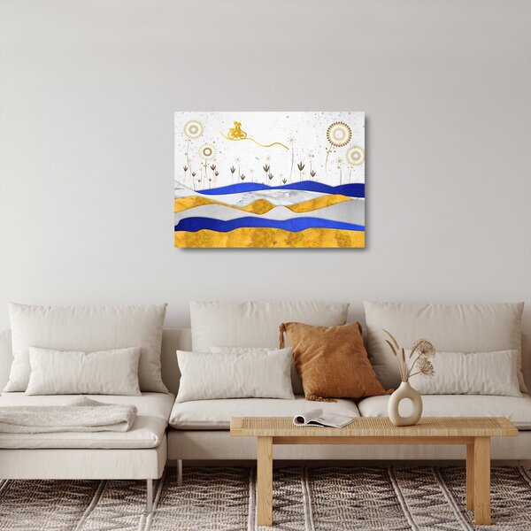 Obraz na szkle - Złote Góry (70x50 cm)