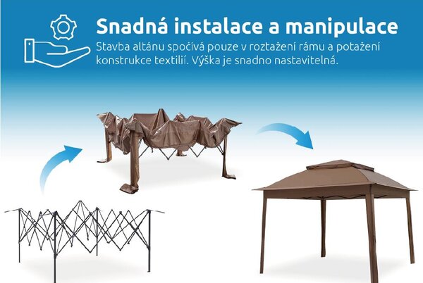 Vista Altana ogrodowa, brązowa MARIMEX 10970572