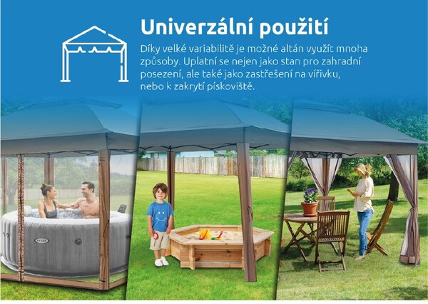 Vista Altana ogrodowa, brązowa MARIMEX 10970572