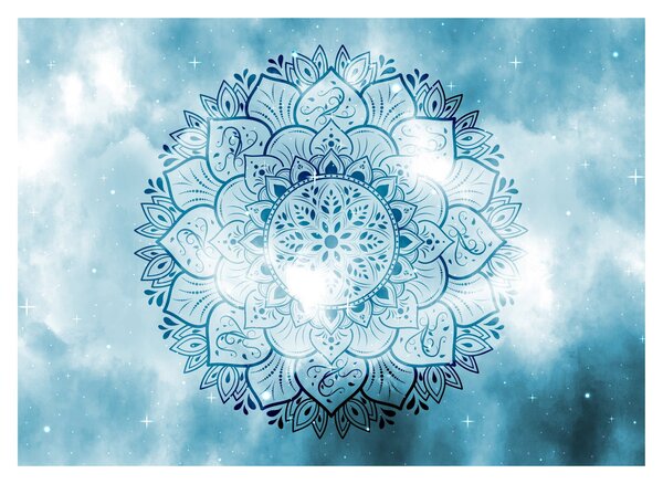 Obraz na szkle - Niebiańska mandala (70x50 cm)